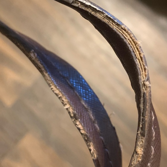 Coach Dome Brown Peyton Leather Satchel Purse Handbag.  No. H1369-F25671. - Picture 6 of 6